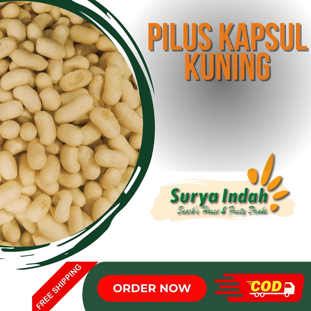

Pilus Kapsul Kuning Los losan per 100gr Surya Indah Jombang