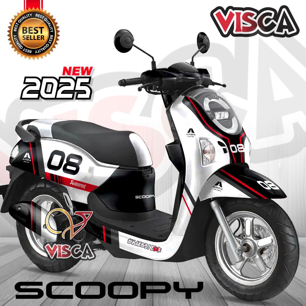 Decal Scoopy Full Body 2025 Stiker Scoopy Lagi Viral 2025 Decal Scoopy Full Body 2025 Striping Scoop