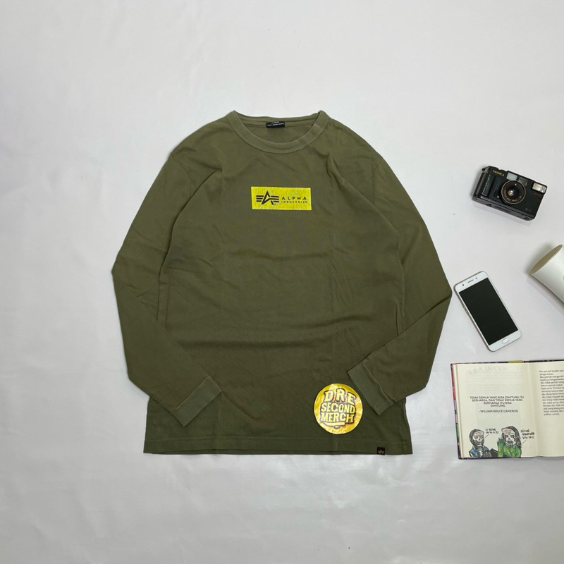 Kaos lengan panjang Alpha industries