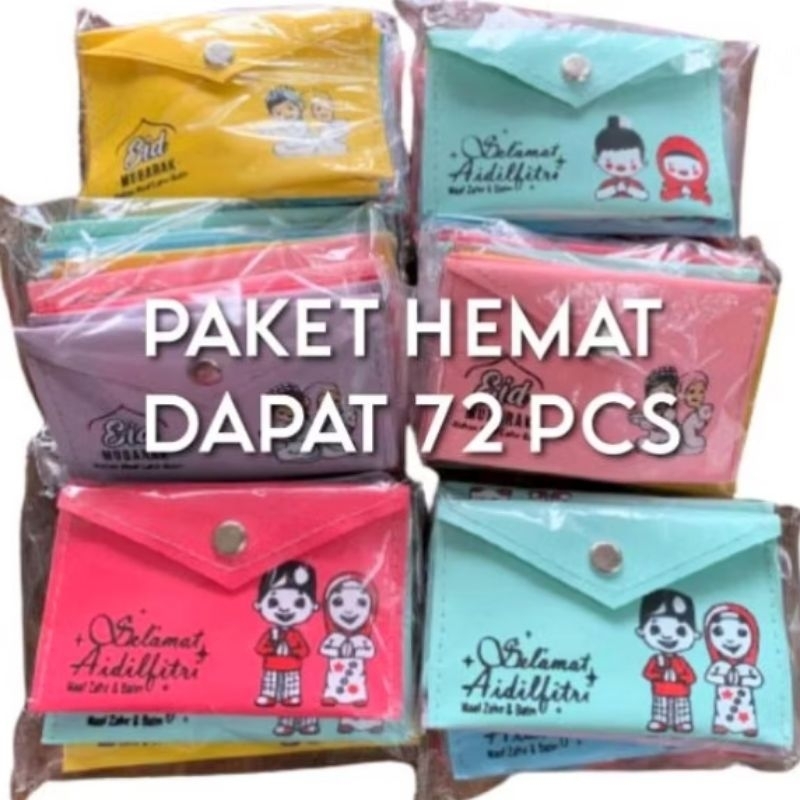 

(DAPAT 72PCS) AMPLOP LEBARAN LUCU MINI/DOMPET LEBARAN KANCING (kecil)