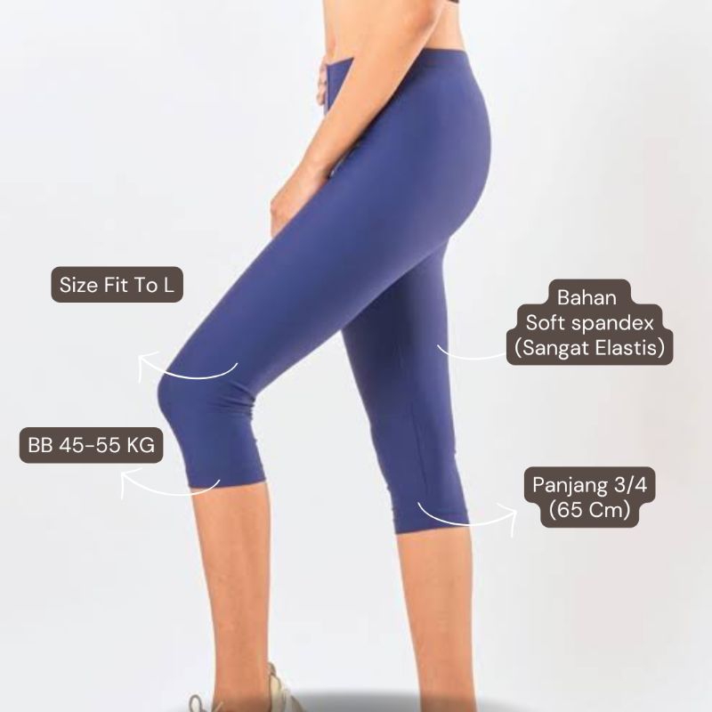 Legging wanita / celana legging wanita / legging selutut / legging dewasa