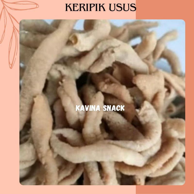 

Keripik usus crispi 1kg. free kardus