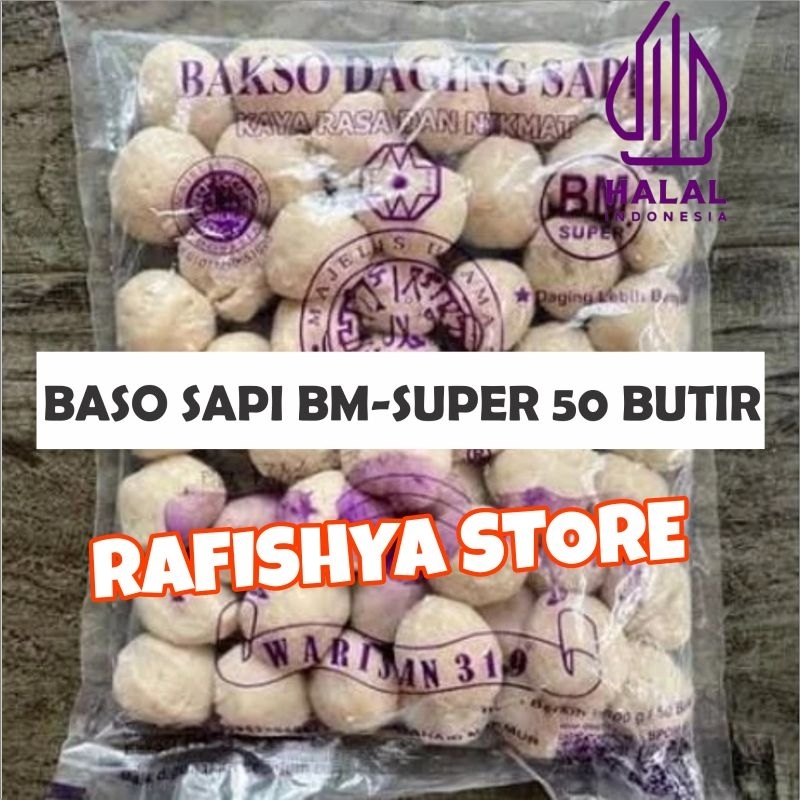 

Bakso Daging Sapi BM-Super 50 Butir