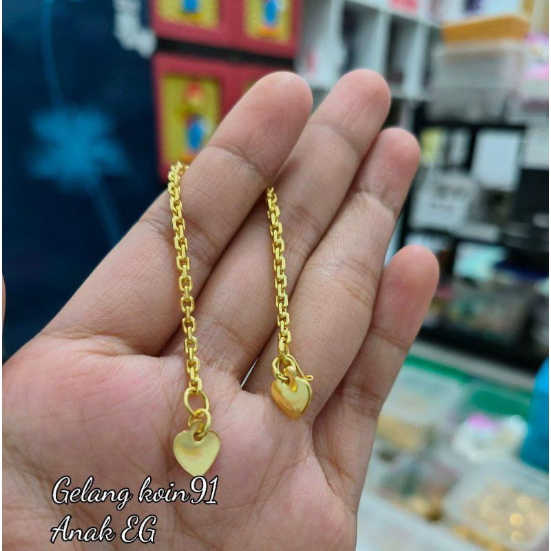 gelang Nori Medan anak bayi harga untuk 1gelang dan cincin