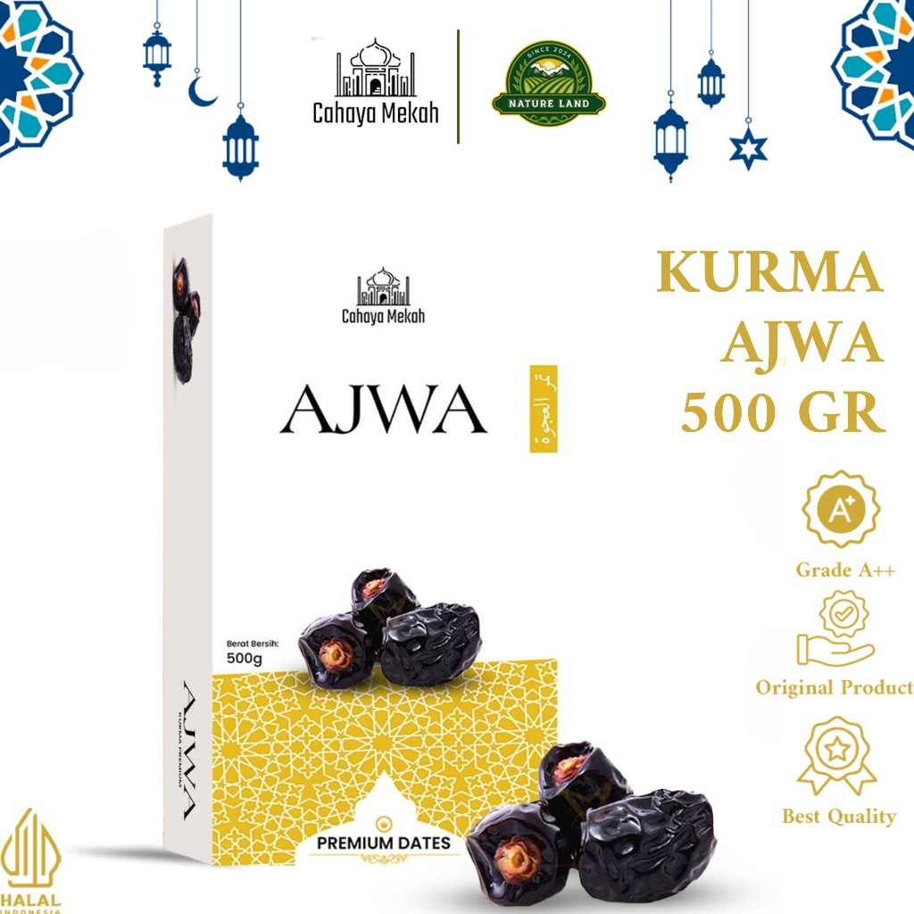 

Cahaya Mekah Kurma Ajwa 500gr