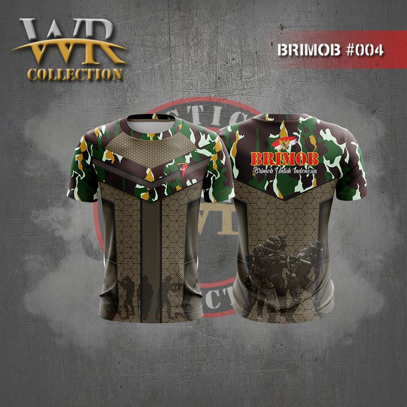 Baju Kaos Brimob / Baju Kaos Tactical Brimob