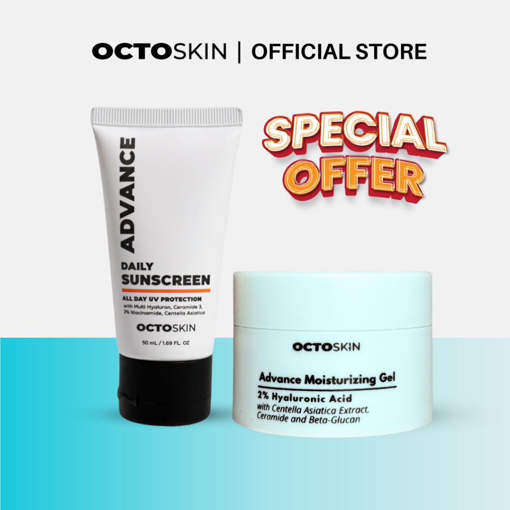 [READY STOCK] OCTOSKIN Paket Anti Kusam (Moisturizer & Sunscreen)