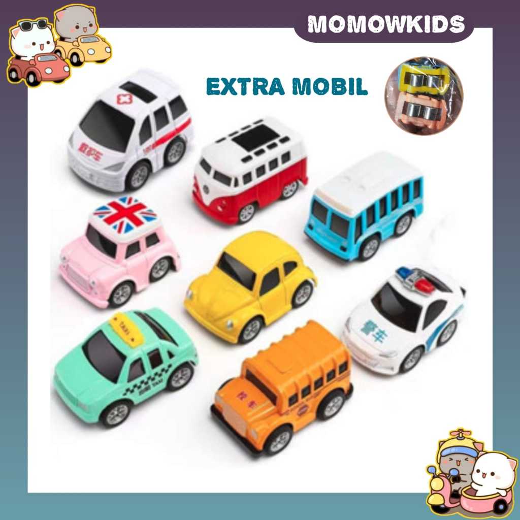 [MOMOW] Mobil kecil EXTRA untuk Parking lot lift | Mainan mobil | Mobil parking lot