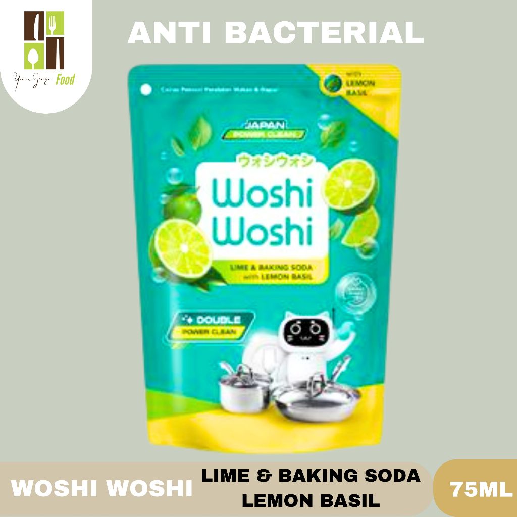 Woshi Woshi Cairan Pencuci Peralatan Makan & Dapur 75ml Japan Power Clean