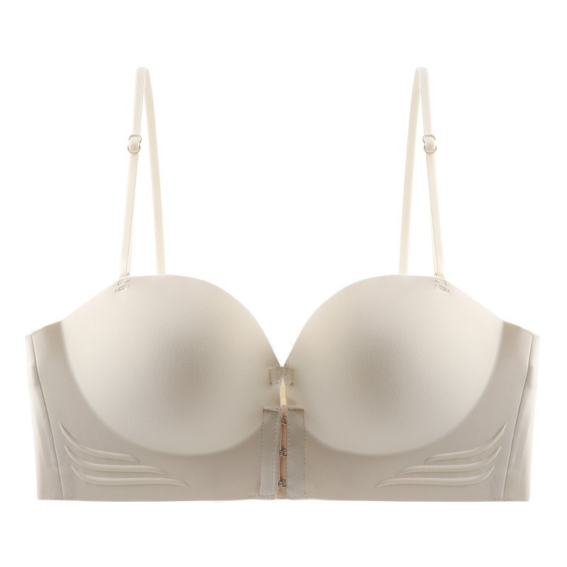 SC Bh Bra Wanita Sexy Seamless BR1981 Full Cup Tanpa Kawat Pengait Depan Tali Lepas Pasang