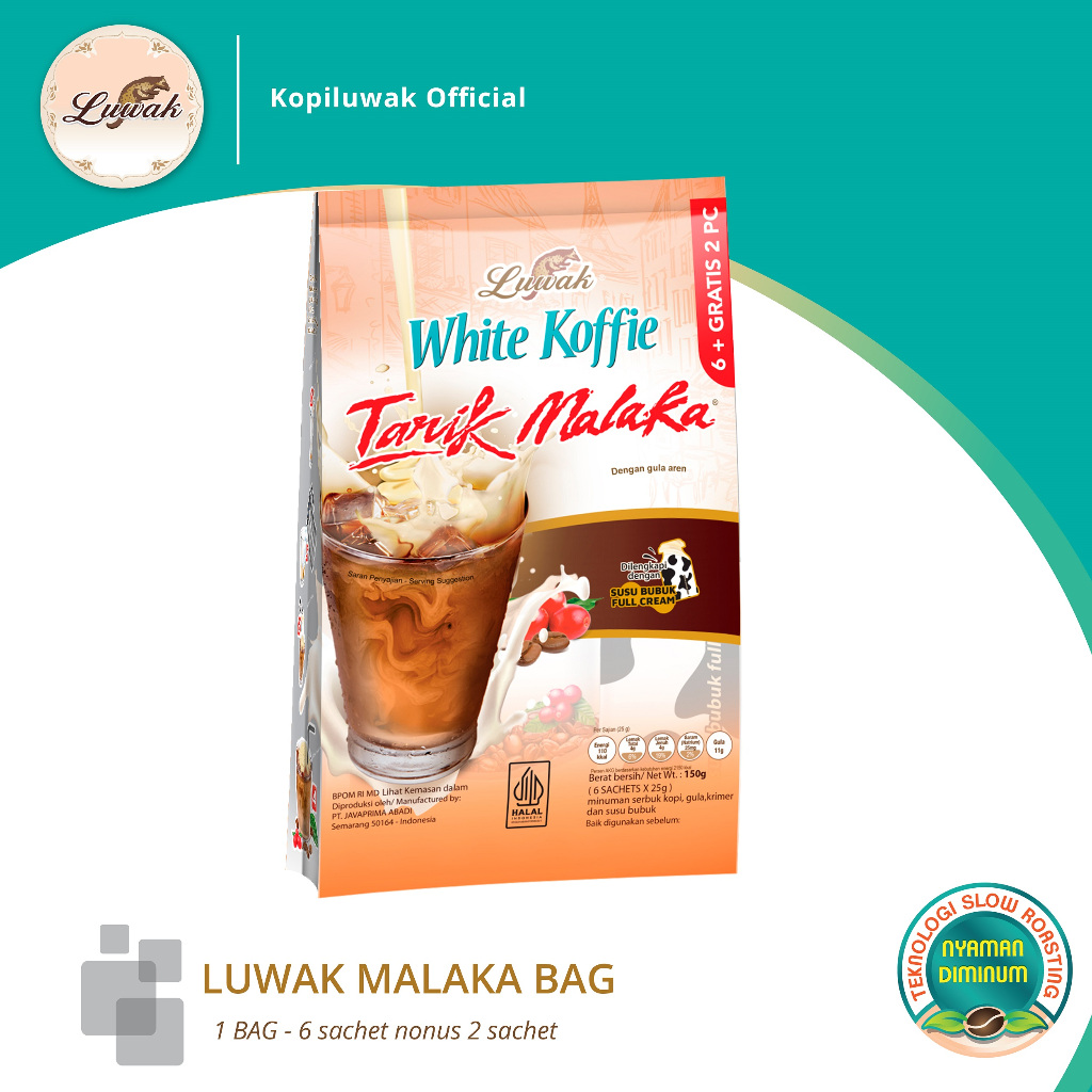 

TARIK MALAKA WHITE KOFFIE BAG