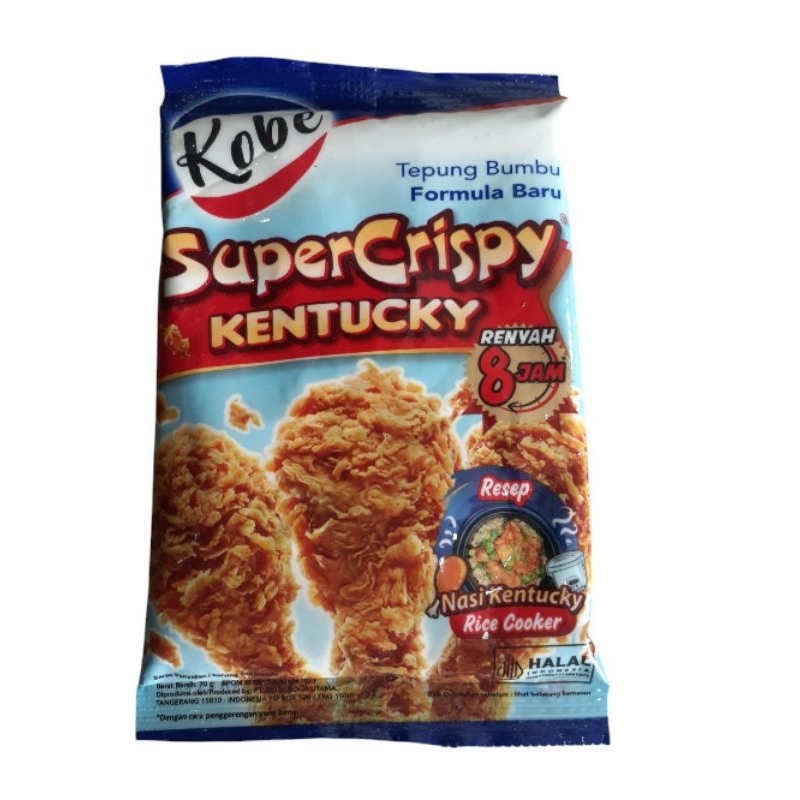 

Kobe Tepung super Crispy kentucky 70gr