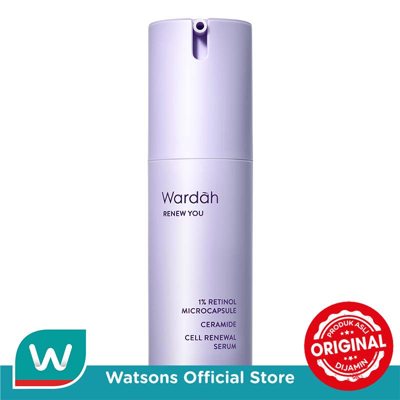 Wardah Renew You 1% Retinol Microcapsule Ceramide Cell Renewal Serum 30ml