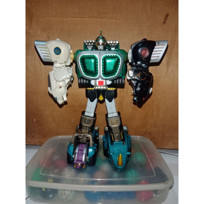 Set Megazord Gao Muscle Mix Ori+Kws