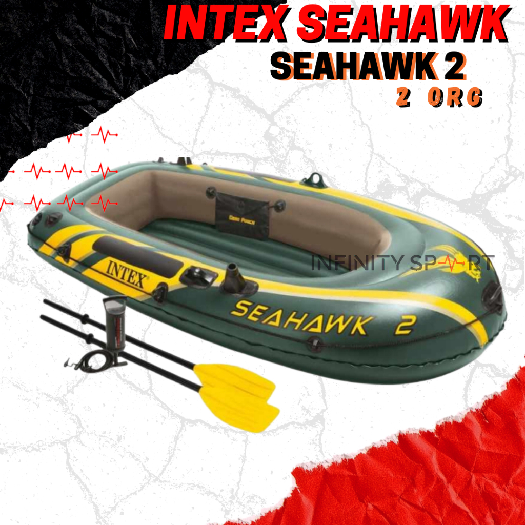 Perahu Karet/ inflatable boat SEAHAWK 2 INTEX