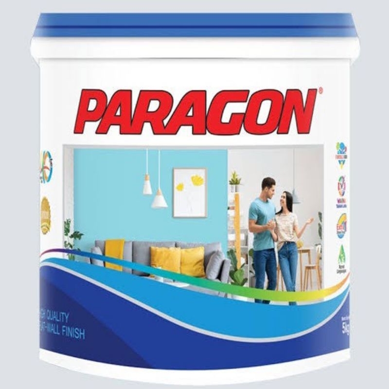 Sanstore05 Cat Paragon 5Kg Warna Lengkap, Cat Paragon Emulsion Kemasan 5Kg/Galon, Cat Paragon Galon,
