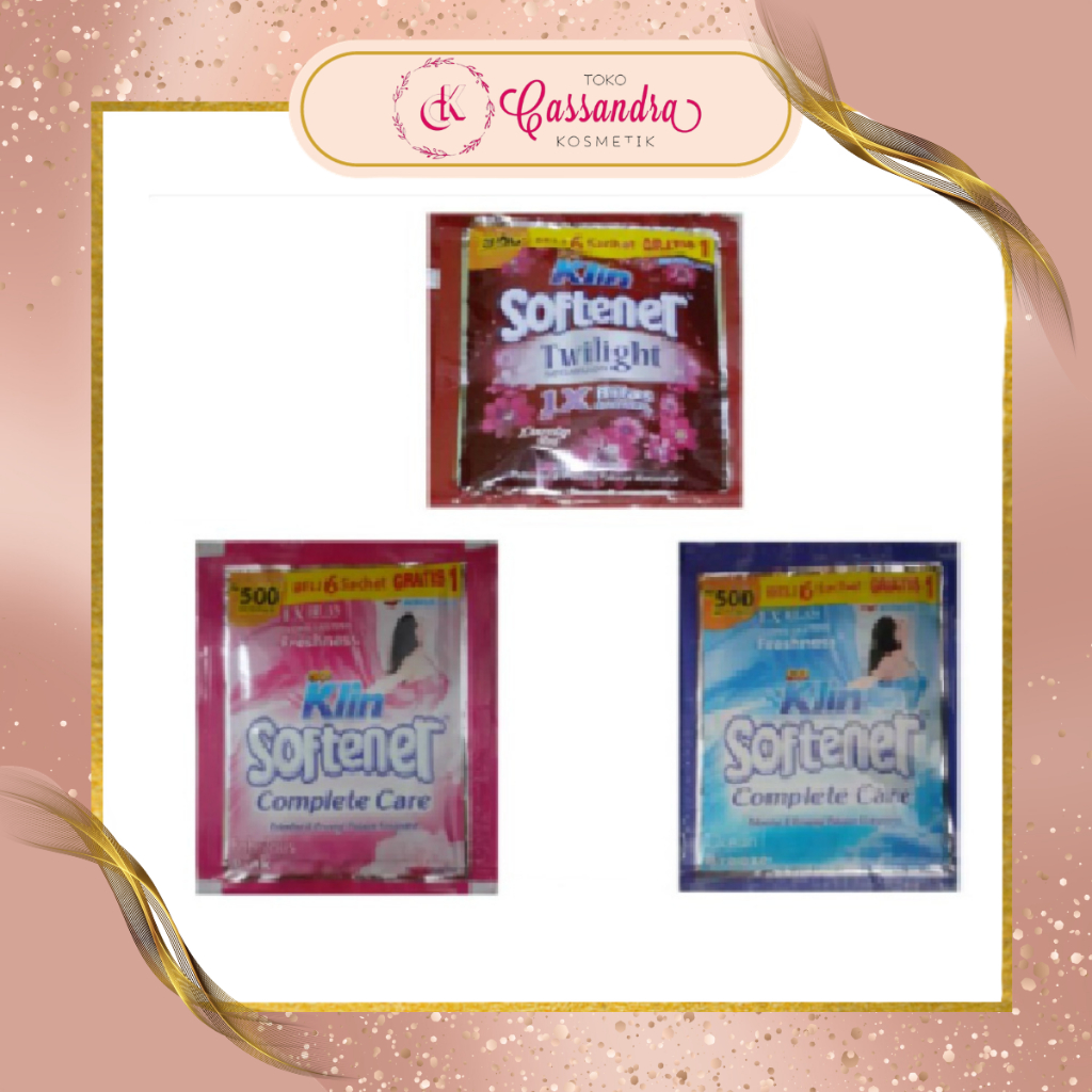 SOKLIN SOFTENER sachet 12sachet / SO KLIN SOFTENER RENCENG / SO KLIN PEEWNGI 13 ML
