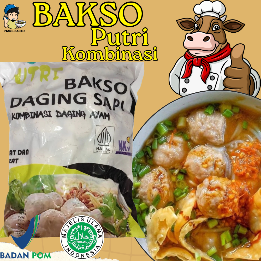 

SHAHILA Bakso Putri bakso kombinasi sapi dan ayam Premium isi 100 dan 14 butir