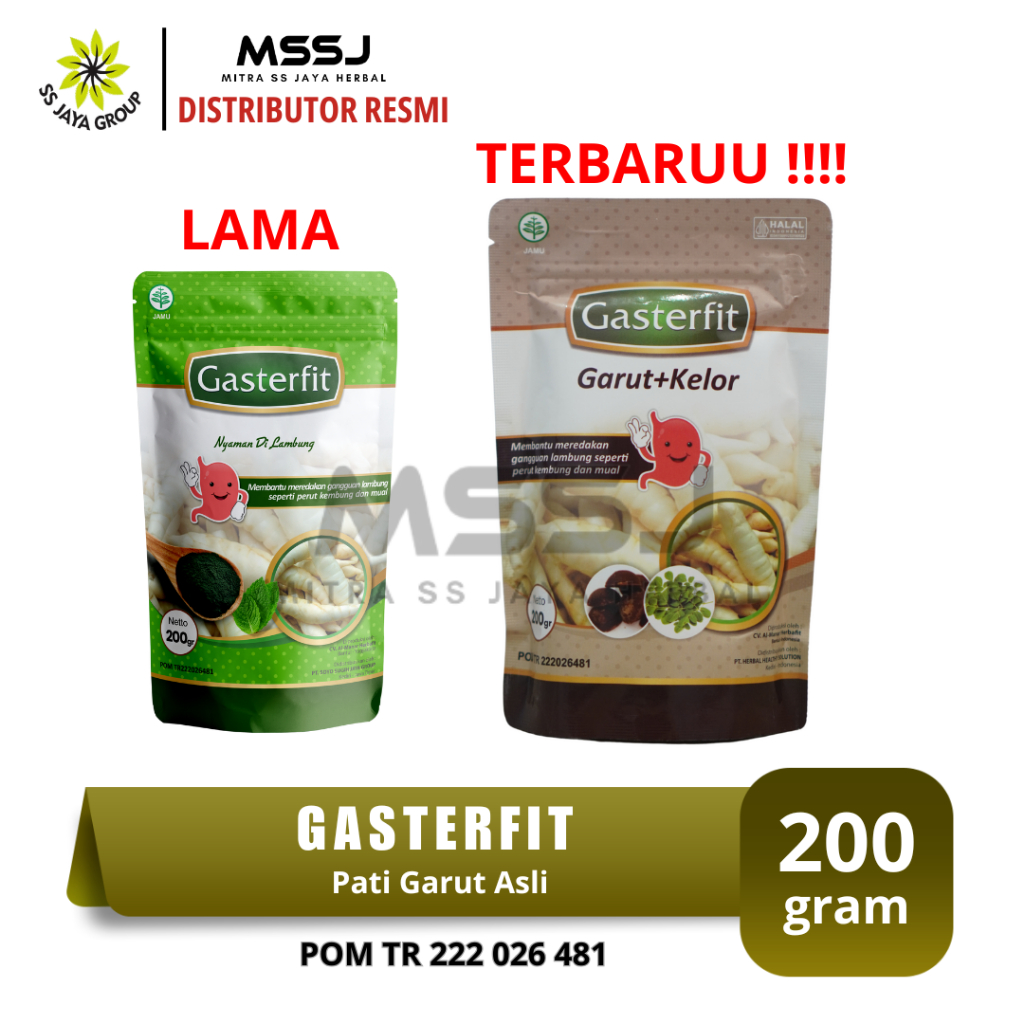 ORIGINAL [GASTERFIT] Pati Garut Asli - Tepung Garut Obat Asam Lambung