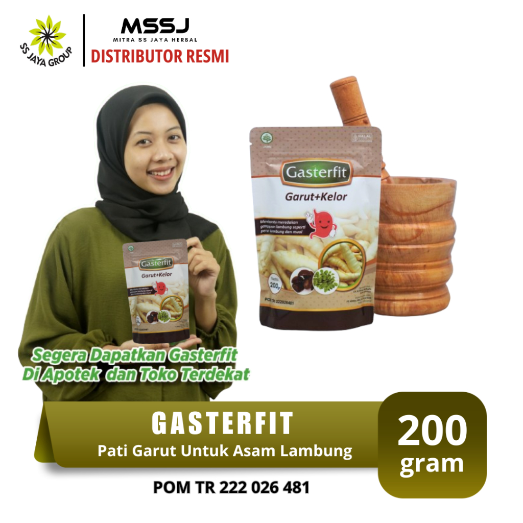 [TEPUNG GARUT ASLI] GASTERFIT | Tepung Garut Obat Asam Lambung | Pati Garut Obat Lambung