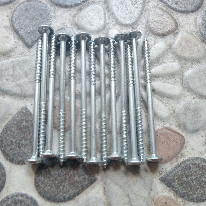 Sekrup farabot panjang 7,5 CM/ isi 10 Pcs