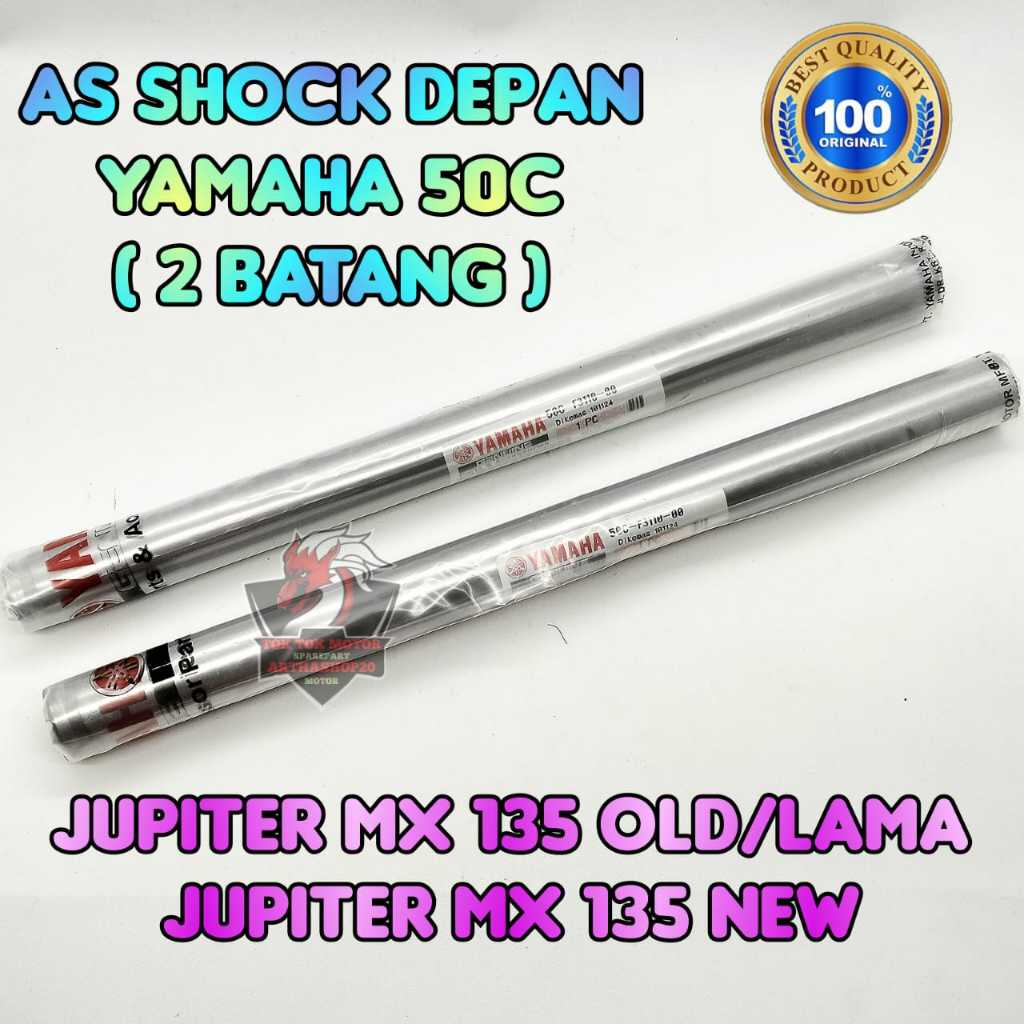 As Shok Depan 50C Asli Original Motor Yamaha Jupiter MX 135 Old / Lama , Jupiter MX 135 New Sepasang