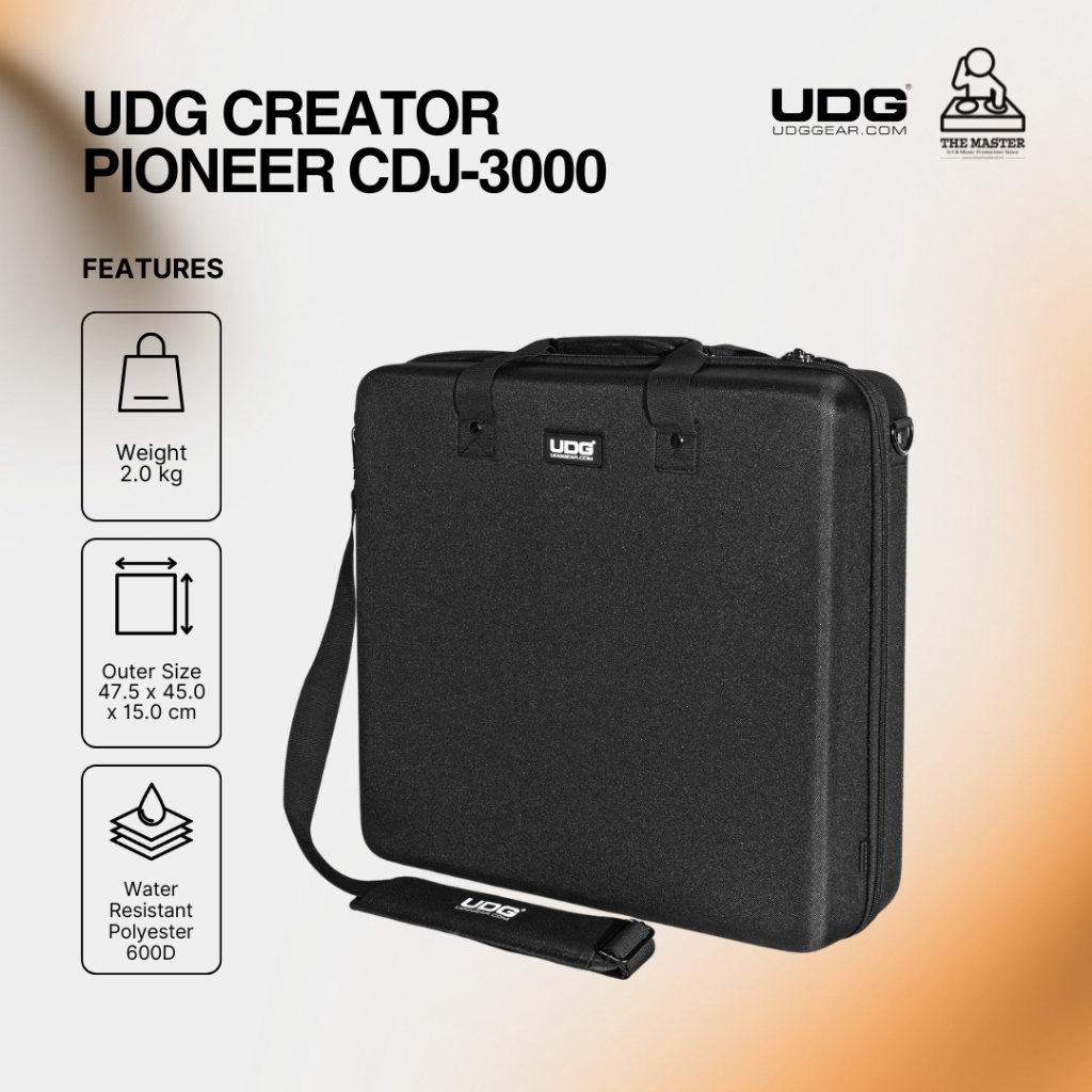 UDG Creator Pioneer CDJ-3000/ 2000NXS2 Hardcase DJ Bag Tas Alat DJ