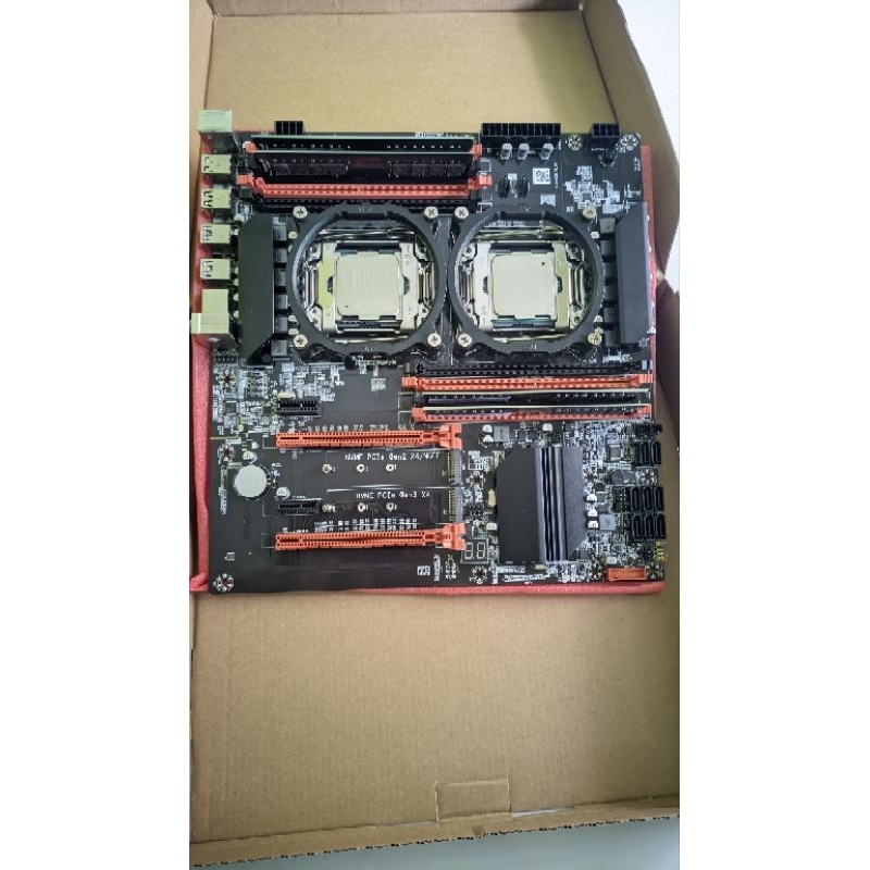 MOTHERBOARD DUAL CPU + RAM 64GB DDR4 ECC SERVER