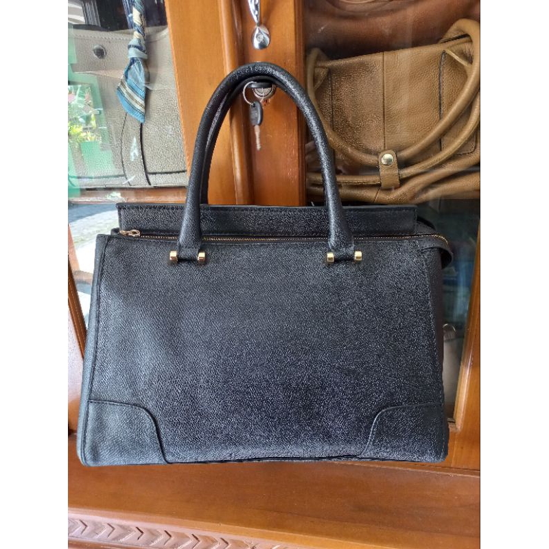 Tas kerja sisley hitam caviar