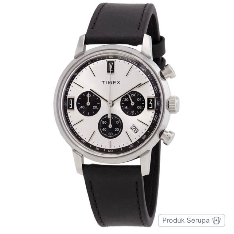 Timex Marlin Chronograph Quartz Silver Dial Men Watch TW2W10300