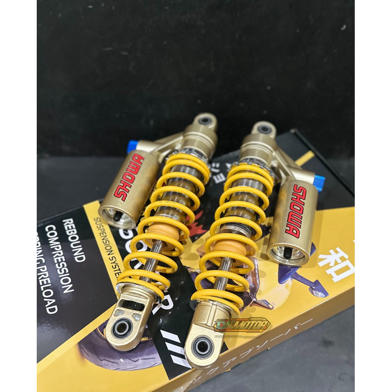 Shock Skok Belakang Showa CB400 Advantage 325mm 32.5cm Import Dobel Klik Click Fungsi