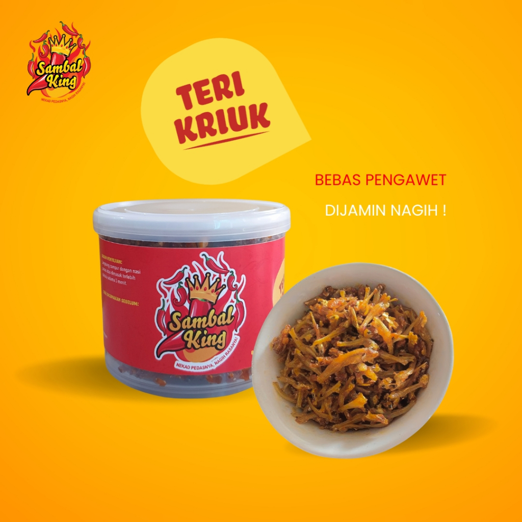 

Sambal King sambal kemasan - Teri Kriuk