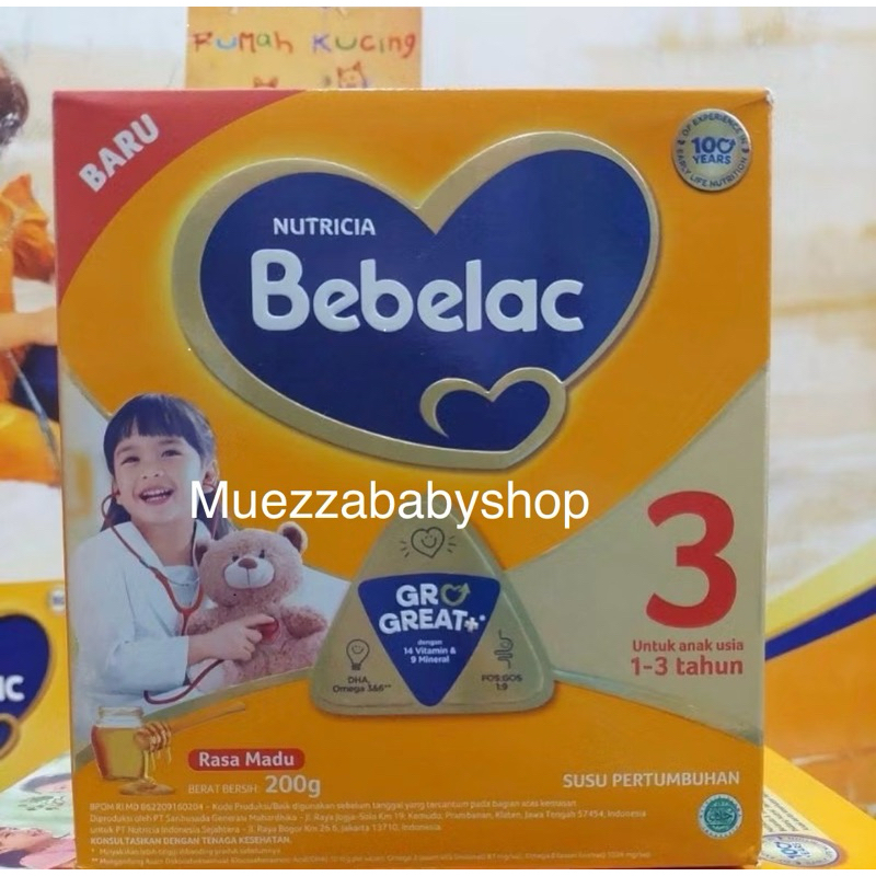 

BEBELAC 3 MADU 200gr Susu Pertumbuhan Bubuk