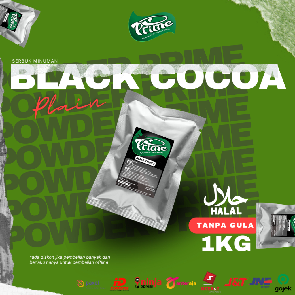 

Powder Drink Prime Black Choco / Bubuk Minuman Black Chocoa 1kg