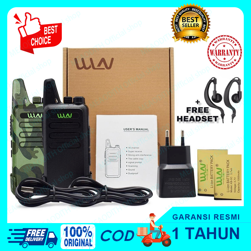 Instant COD Ht wln C1 Original WalkieTalkie WLN UHF Ht Wlan Genggam Jarak Jauh Anti Jatuh Luar