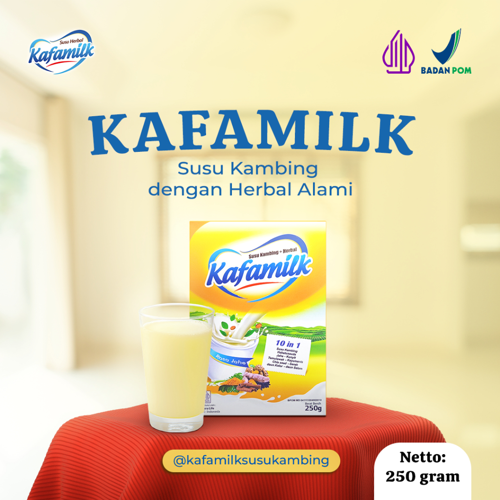 

Kafamilk Susu Kambing Etawa 1 Box – Atasi Pegal linu, Nyeri Sendi, Nyeri Tulang dan Asam urat