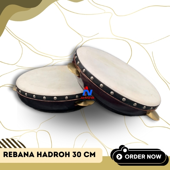 Rebana Hadroh Kualitas Super Jepara Kayu Mangga