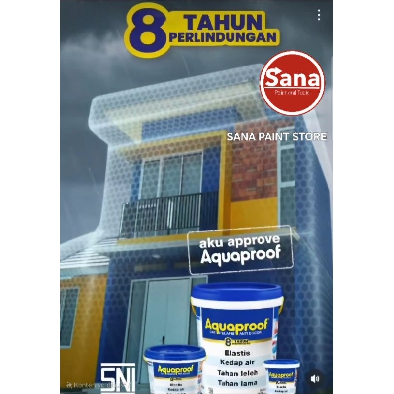 CAT TEMBOK AQUAPROOF 4 KG