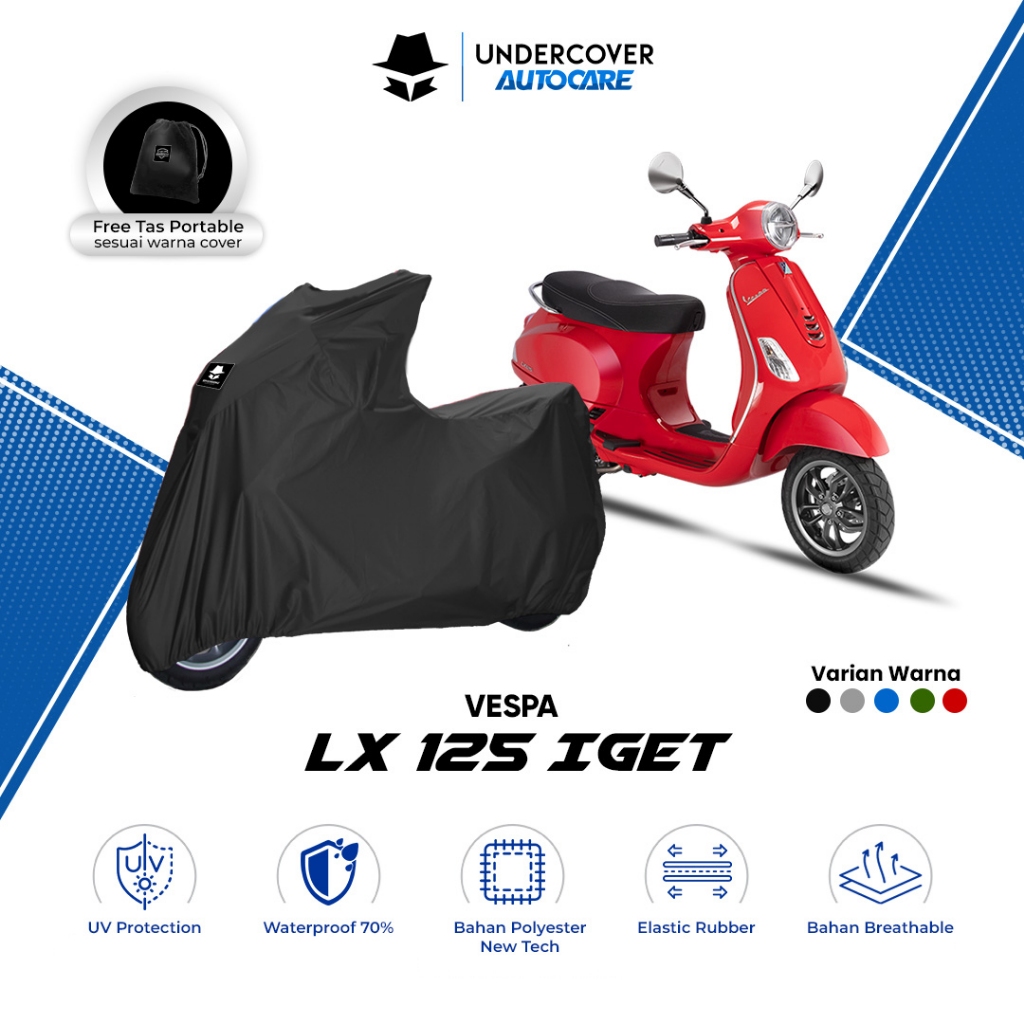 Undercover Autocare - Cover Motor Vespa LX 125 I-Get Reguler