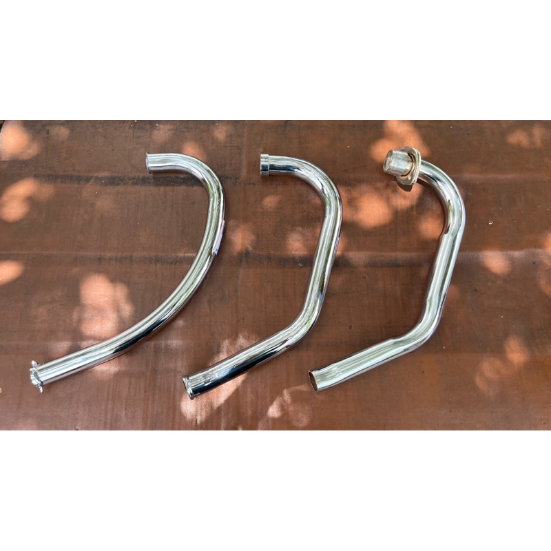 Leher knalpot GL GL100 Cb125 Chrome, BUKAN STENLIS