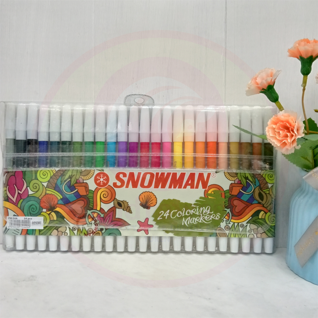 

SPIDOL SNOWMAN MARKER 24 WARNA PW-24A