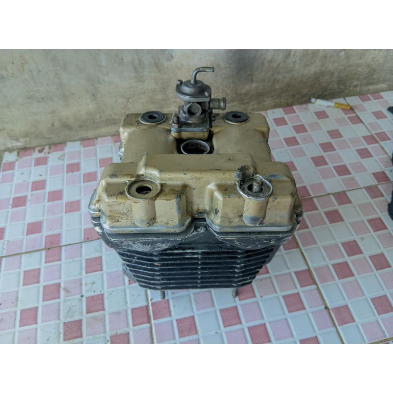 blok head blok cyilinder full isi suzuki satria fu lama original cabutan