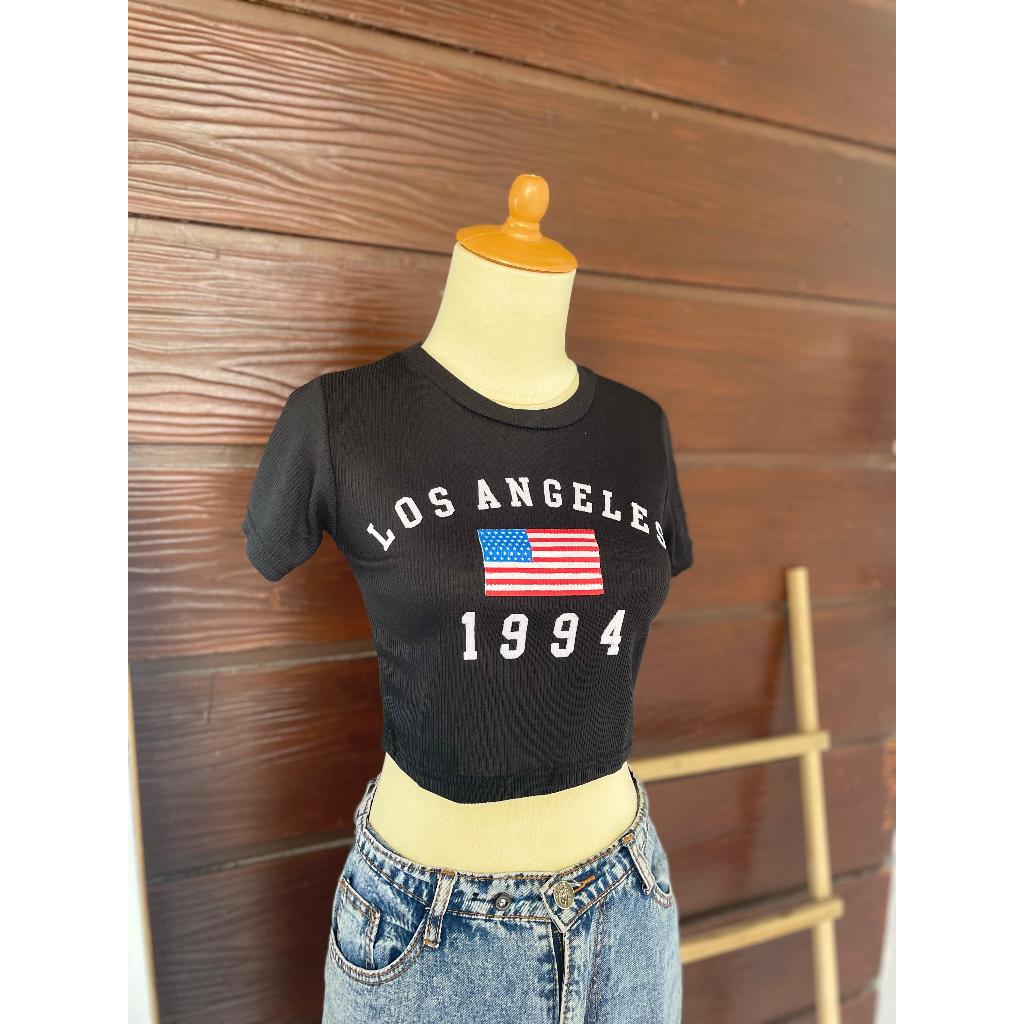 Kaos Crop Top Oversize Wanita Baju Kaos Crop Top Tshirt Crop Top Korea