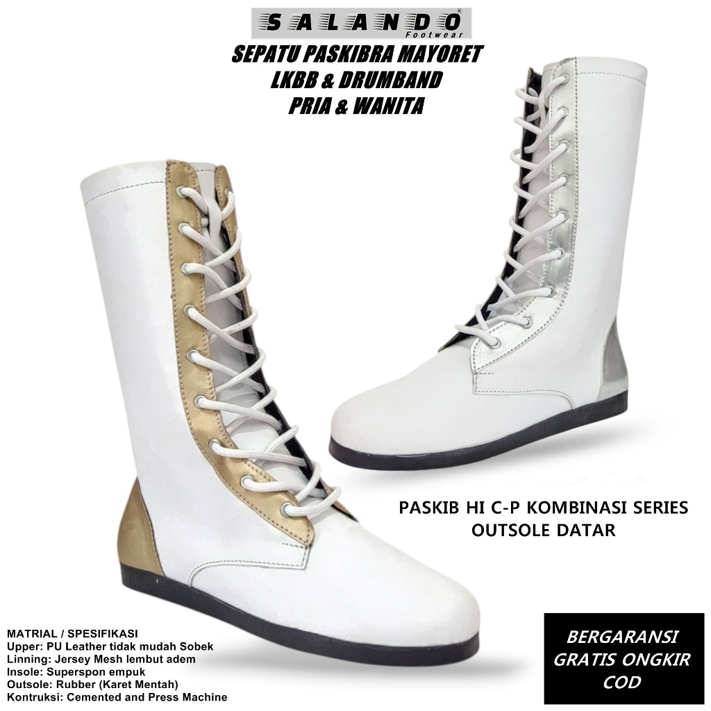 Sepatu Paskibra Pria dan Wanita Sepatu Drumband LKBB Mayoret Sepatu Boots Salando Footwear
