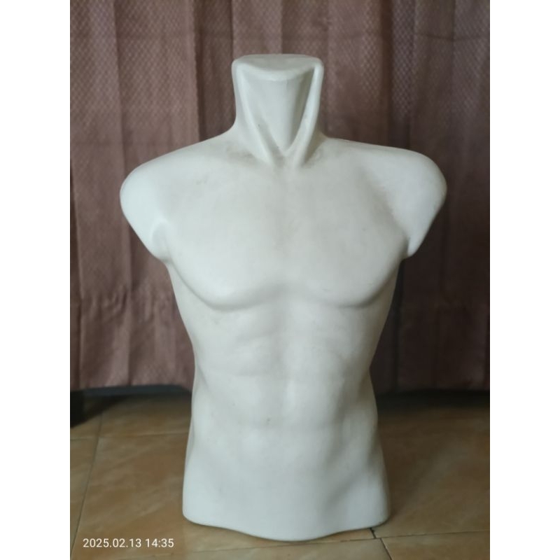 Manekin Badan Pria Second Bahan Tebal Kokoh  - Manekin Murah - Patung Display Baju Pria - hanger jem
