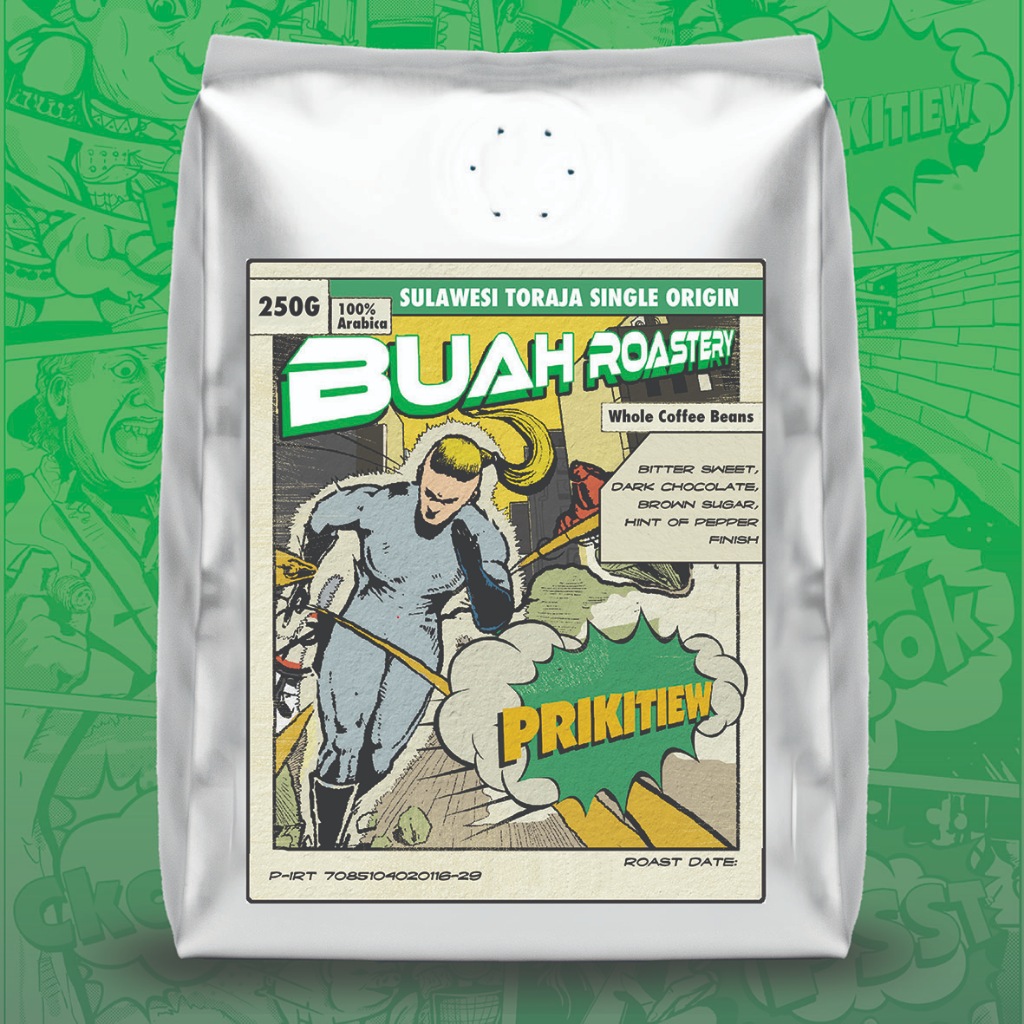 

Buah Roastery Coffee Beans / Biji Kopi Sulawesi Toraja Single Origin 250gr