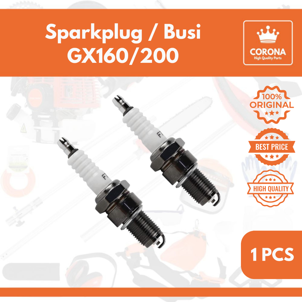 Spark Plug Busi GX 160 200 270 390 Drat Panjang Mesin Engine Penggerak Honda BP5ES Genset Pompa Air 