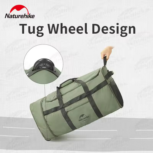 FOLDING TRAVEL BAG 88L NATUREHIKE NH21LX003 - KOPER LIPAT