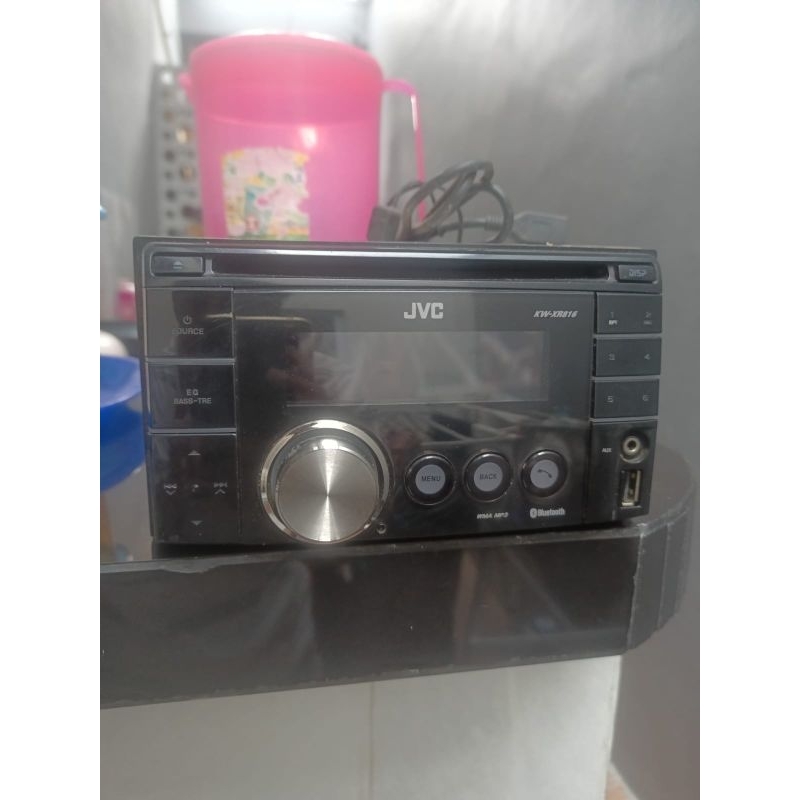 Tape Mobil JVC KW XR618 Ex KIA Rio Double Din