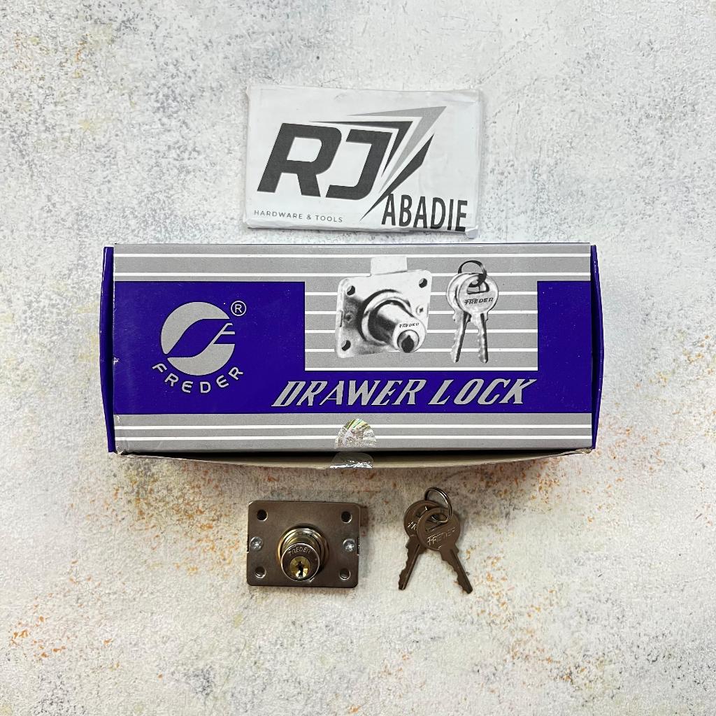 Kunci Laci Loker Lemari Putih Kecil 16mm FREDER 101